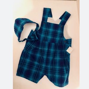 Vintage NWT Wards plaid romper size 24 months